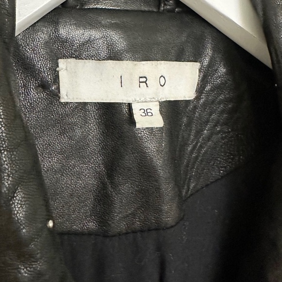 IRO Vamy Studded Leather Biker Jacket - Picture 7 of 15